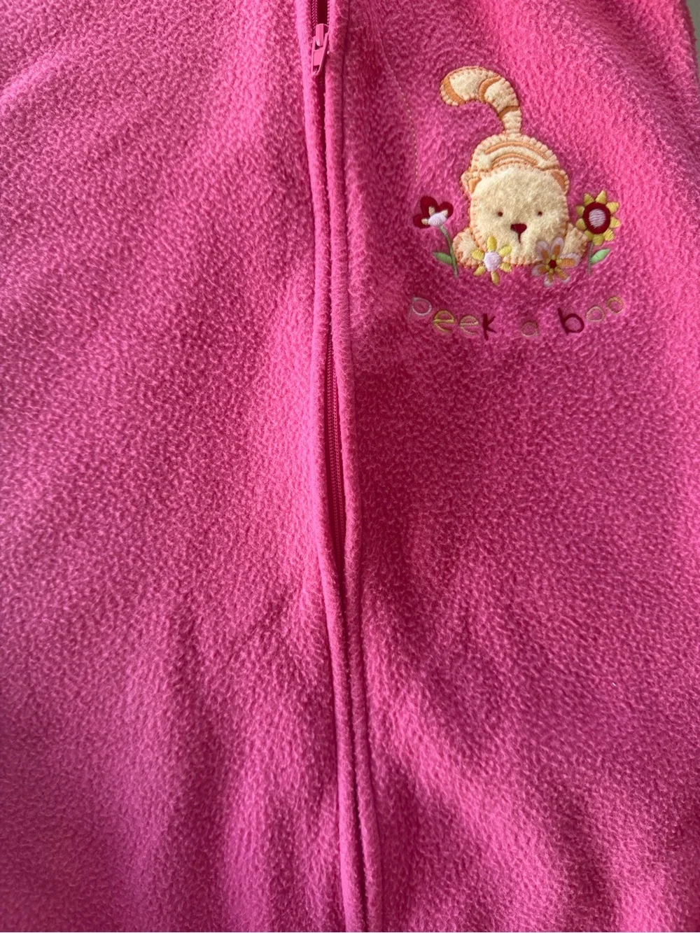 Vintage Y2K Carter’s Baby Girl Pink Sleeper & Sleep Sack Bundle